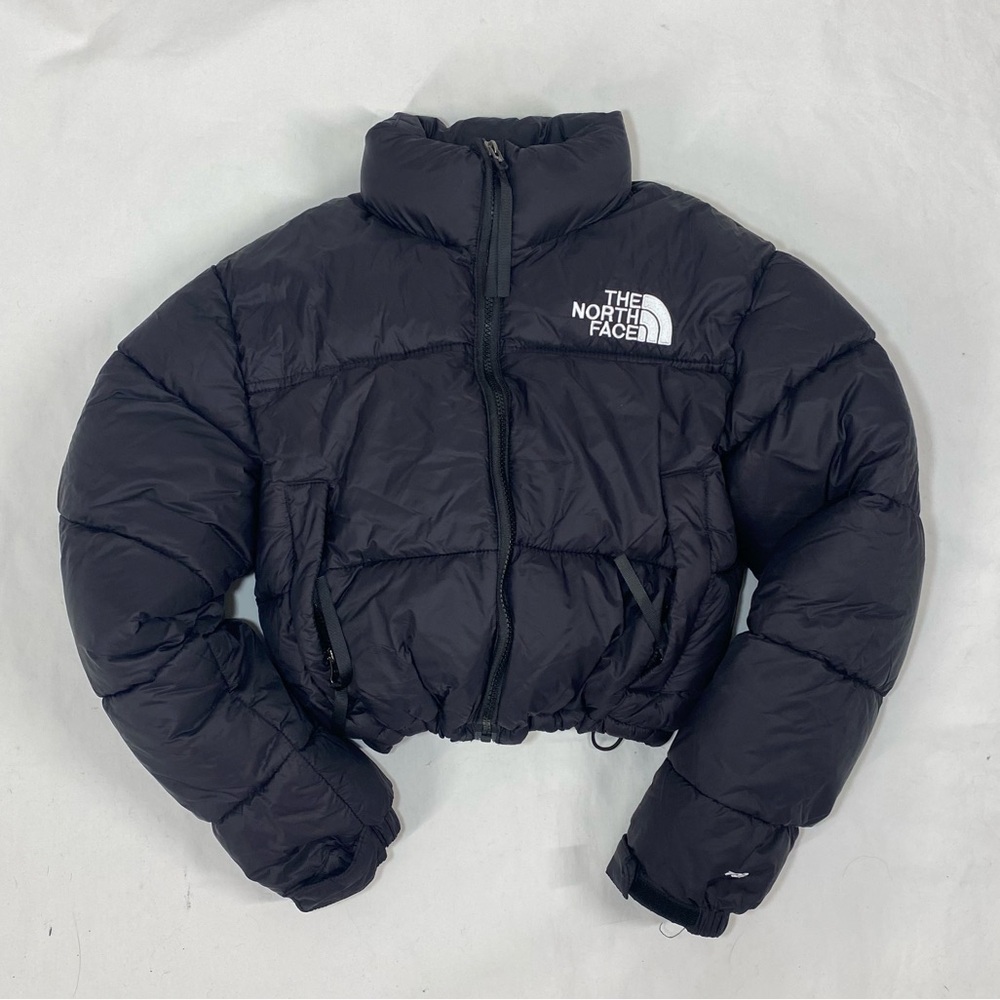 The North Face 700 Nuptse Cropped Puffer Jacket Small